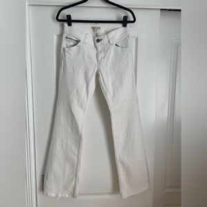 Cabi Jeans Women’s Size 6 Diamond White Bootcut Jeans with Zipper Pockets